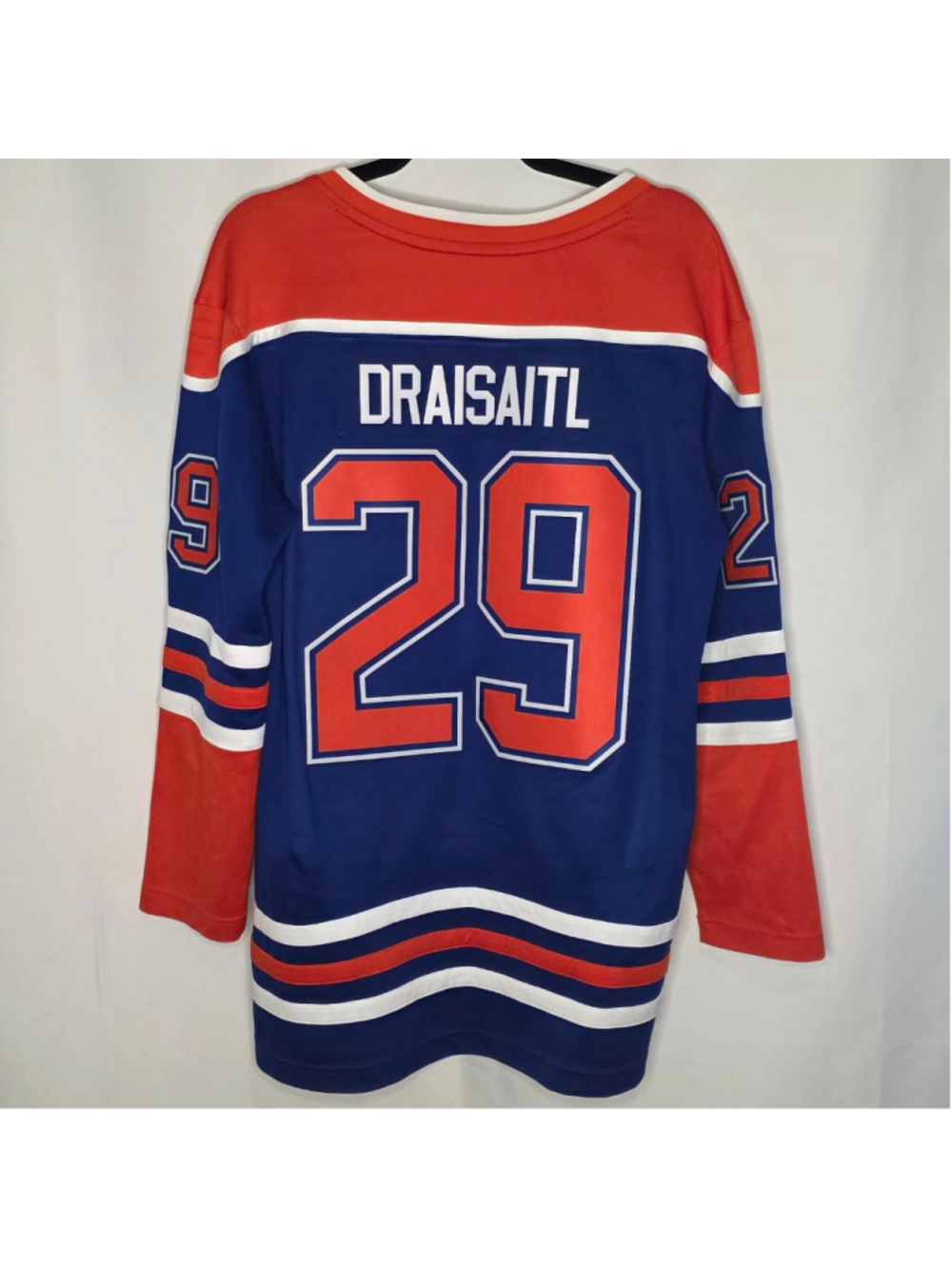 Fanatics Edmonton Oilers Draisaitl #29 Jersey XL Blue Orange